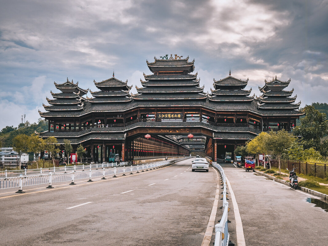Мосты фэнъюй, или мосты ветра и дождя народности дун в Гуйчжоу - Дмитрий 