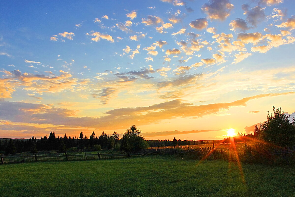 На закате - Александр Щеклеин