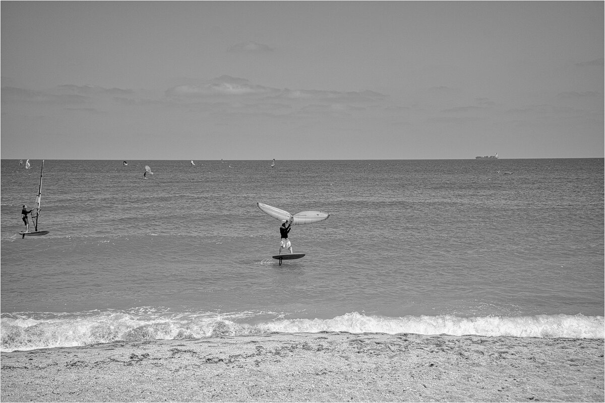 Израиль УТРО 2025г, Пляж Бат-Галим*ПЕРЕД РАСКРАСКОЙ - ujgcvbif 