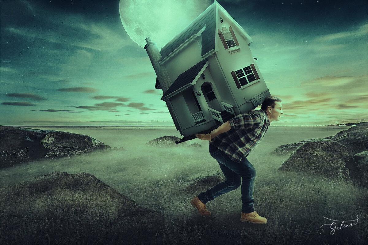 Человек несет дом на спине - Галина Бочарова