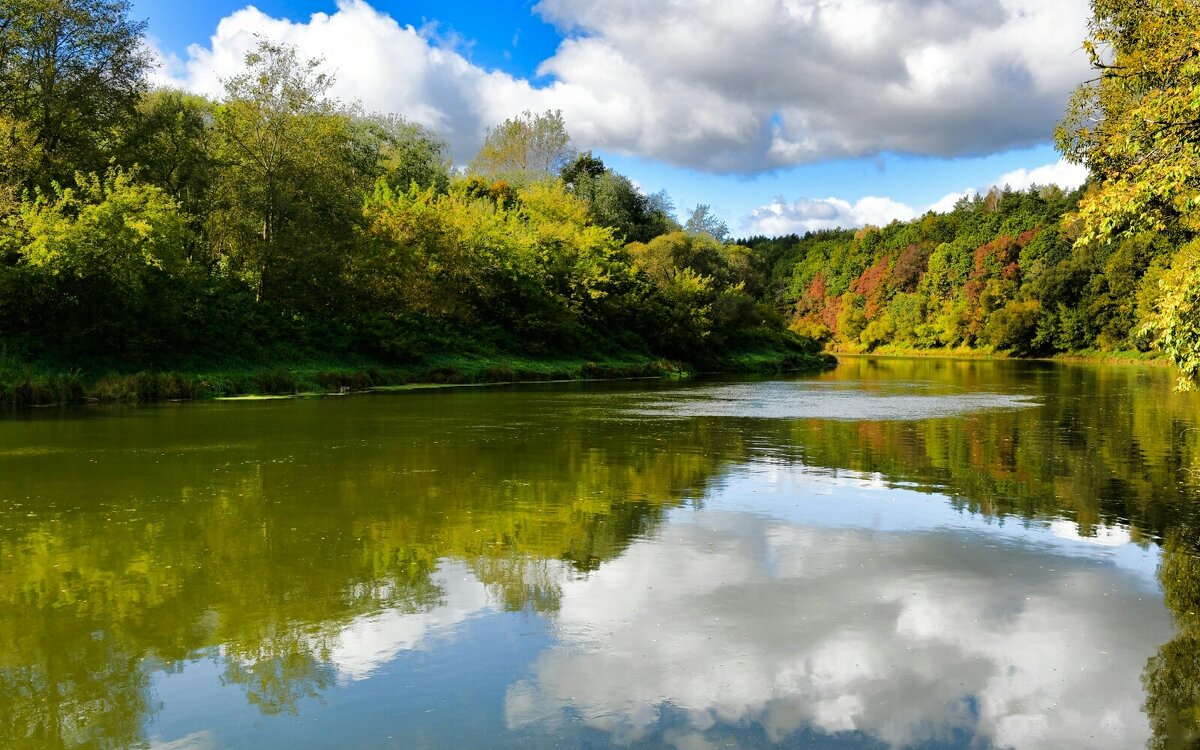 Днепр в конце сентября. - Милешкин Владимир Алексеевич 