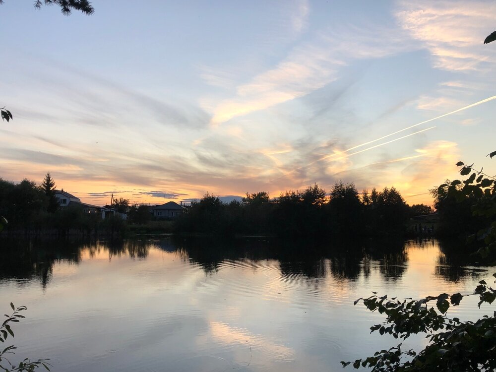 Вечер у пруда - Ольга 