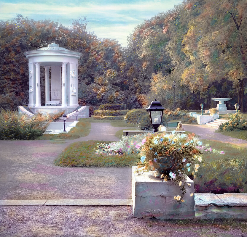 Москва. Нескучный сад. - В и т а л и й .... Л а б з о'в