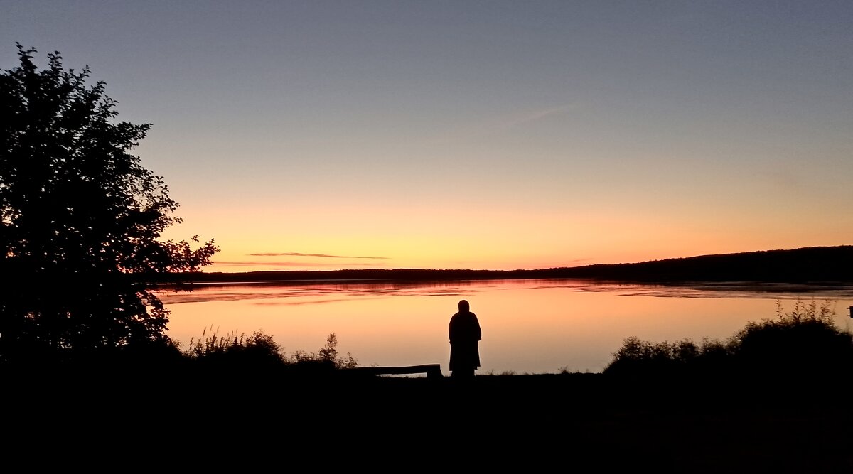 Вечер на озере. - Михаил Попов Вечер на озере. - Михаил Попов