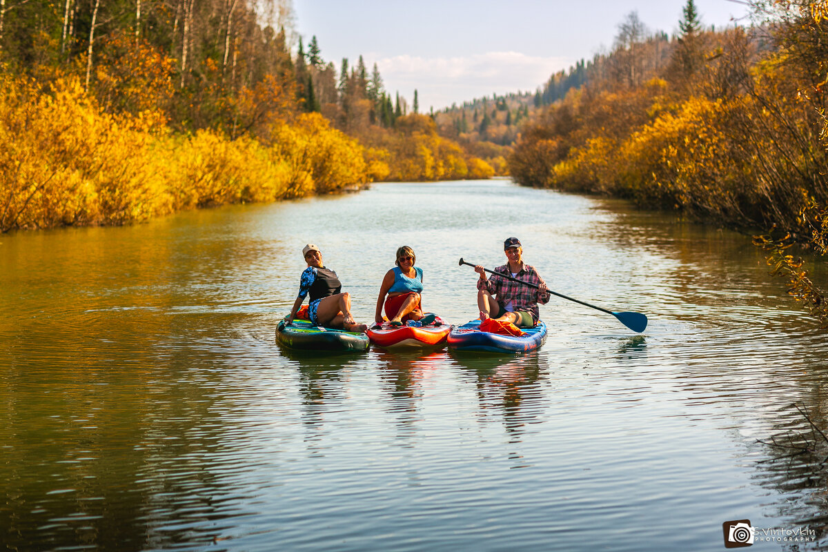 Прогулка по реке на сапах - Сергей Винтовкин
