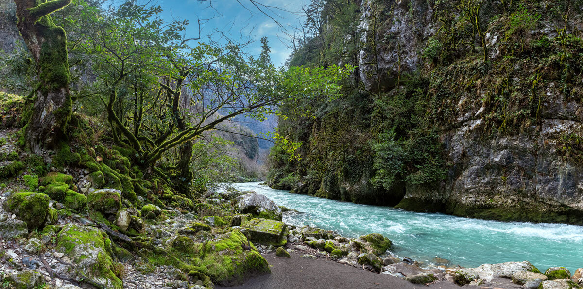 Юпшарский каньон. Абхазия. - Дина Евсеева
