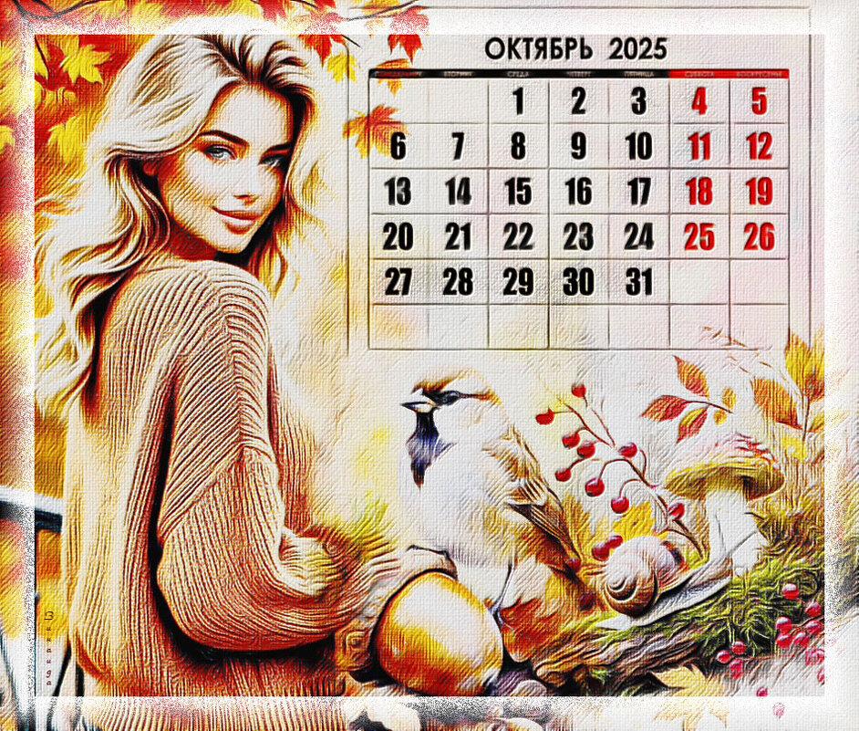 Октябрь* - Зинаида Бор 