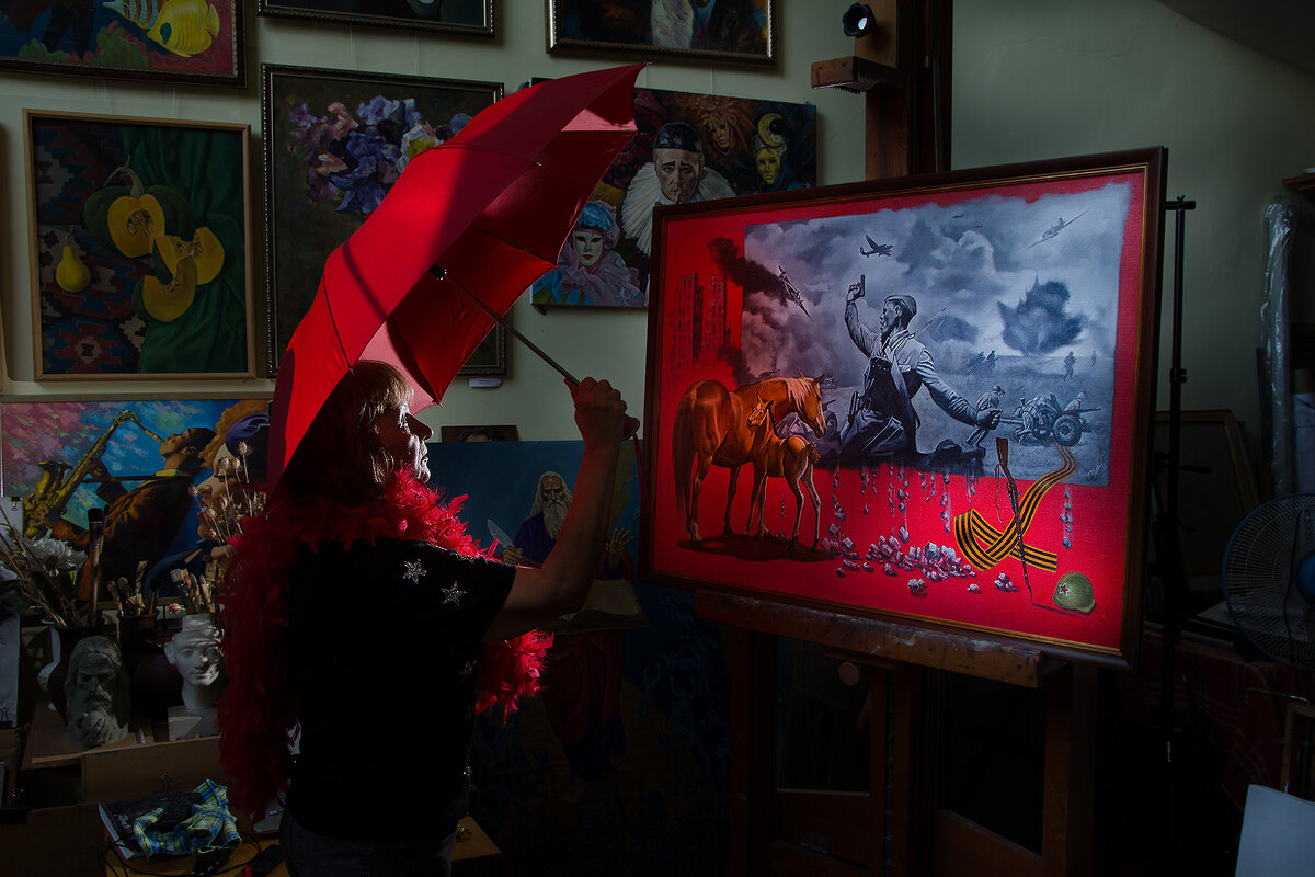 Настроение в мастерской художника - Давид Манакьян Настроение в мастерской художника - Давид Манакьян