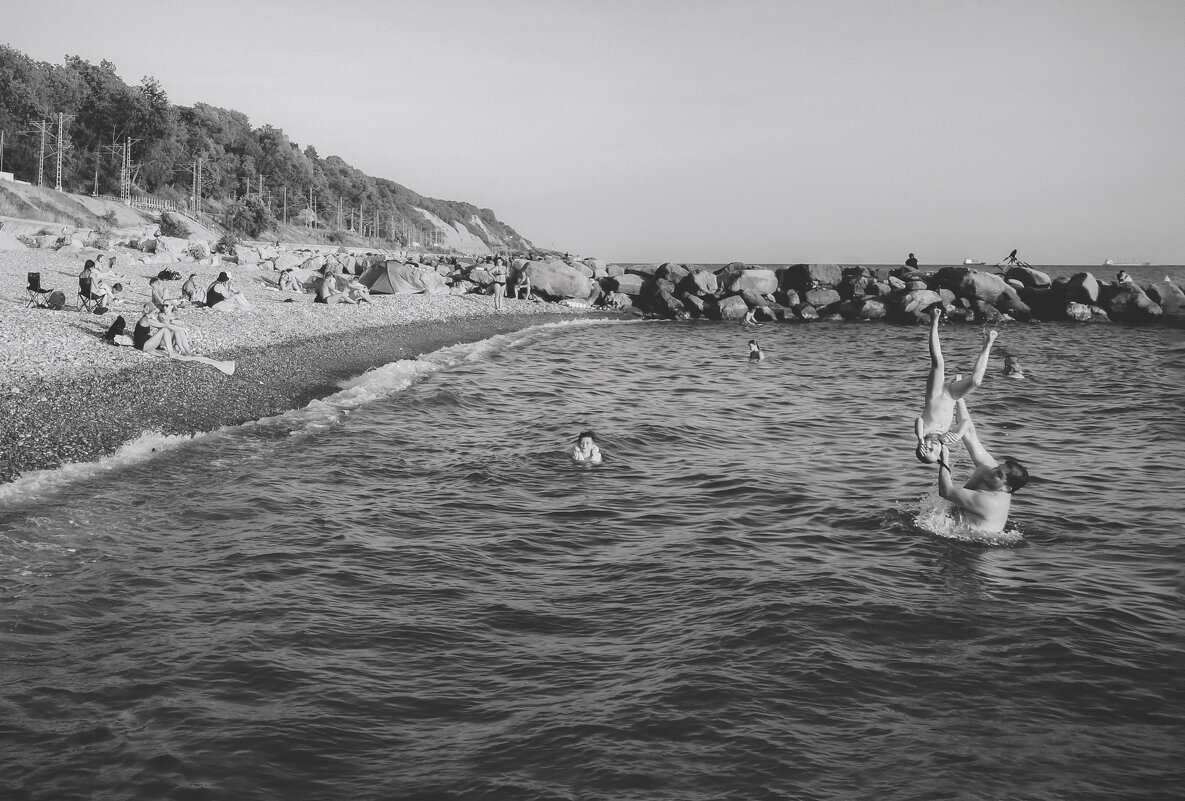 Папа в действии (чб) - Сергей Царёв