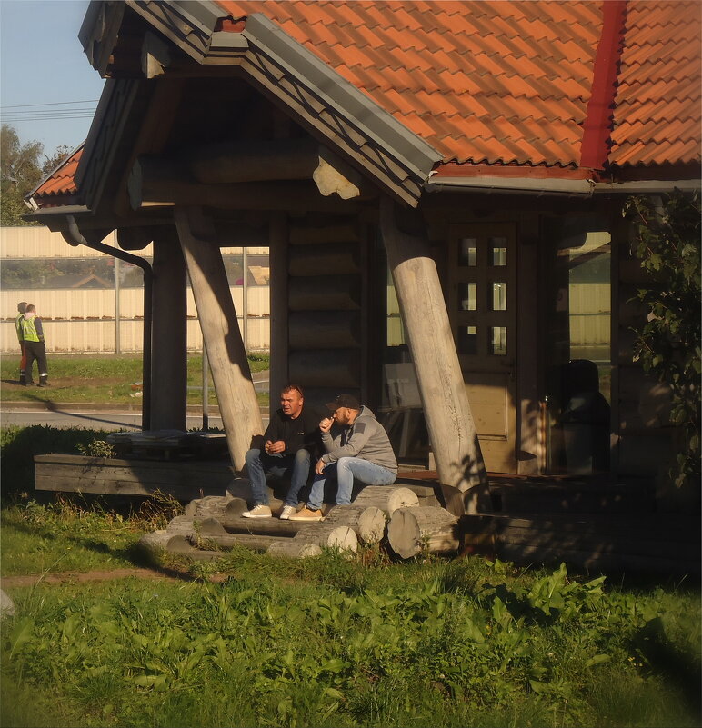 на крылечке вдвоём - sv.kaschuk 