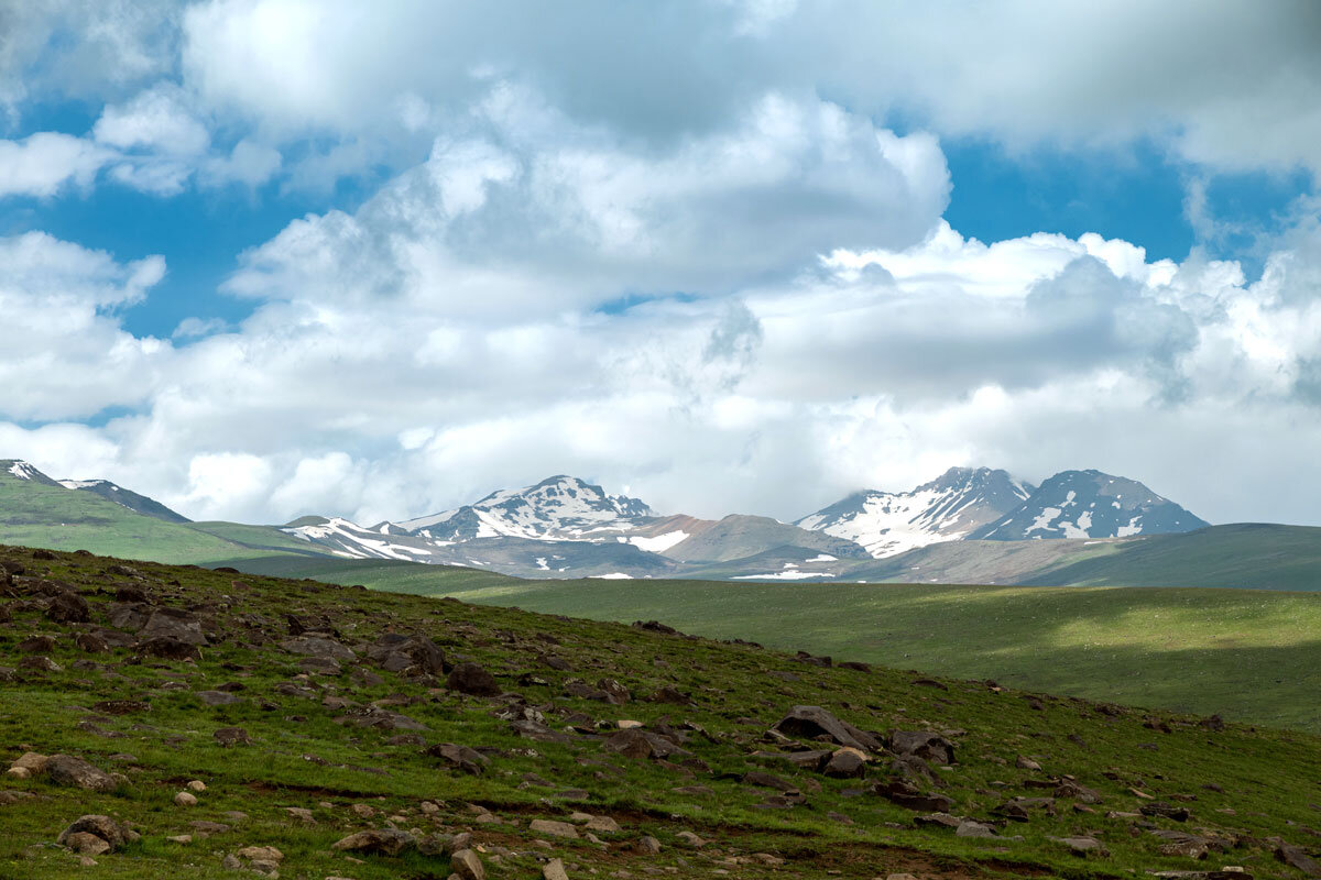 Горный массив Арагац. Армения. - Дина Евсеева