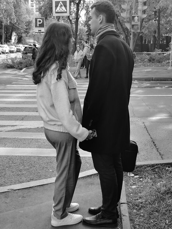 Случайный кадр. Черно-белая фотография - Любимова Ольга 