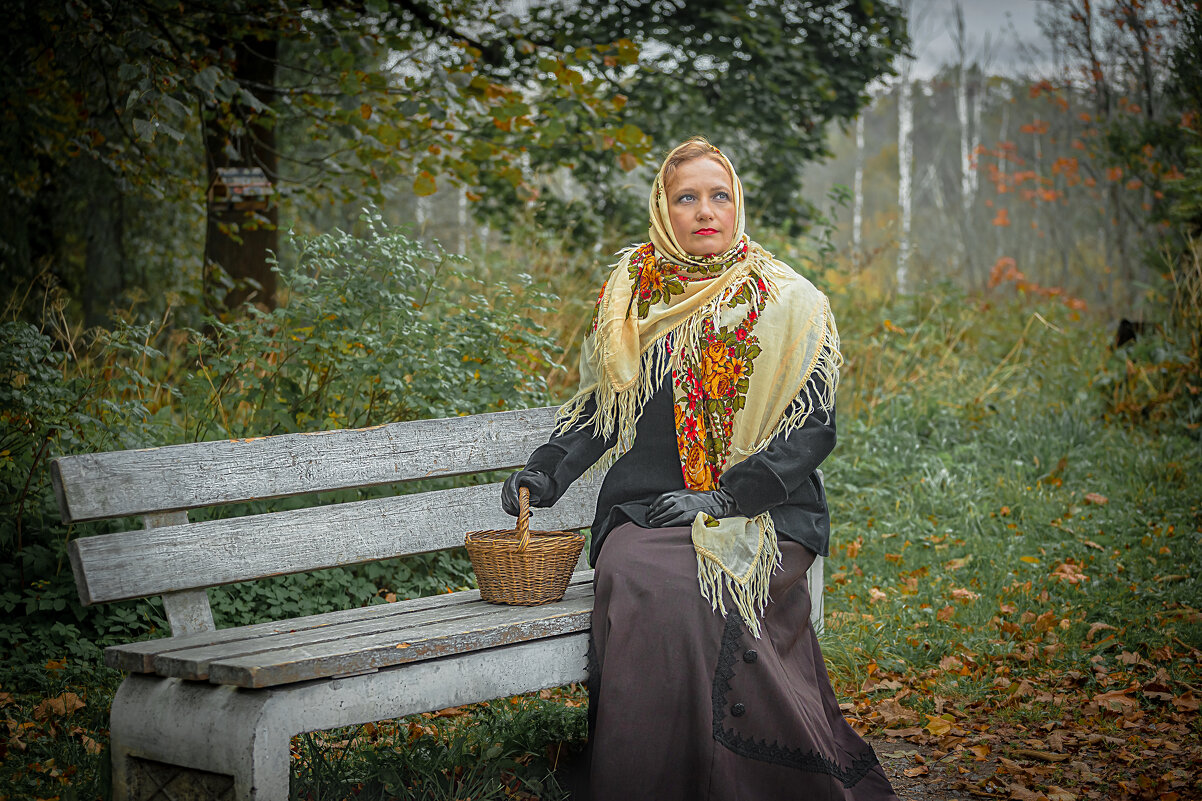 Девушка на скамейке - Виктор Седов Девушка на скамейке - Виктор Седов