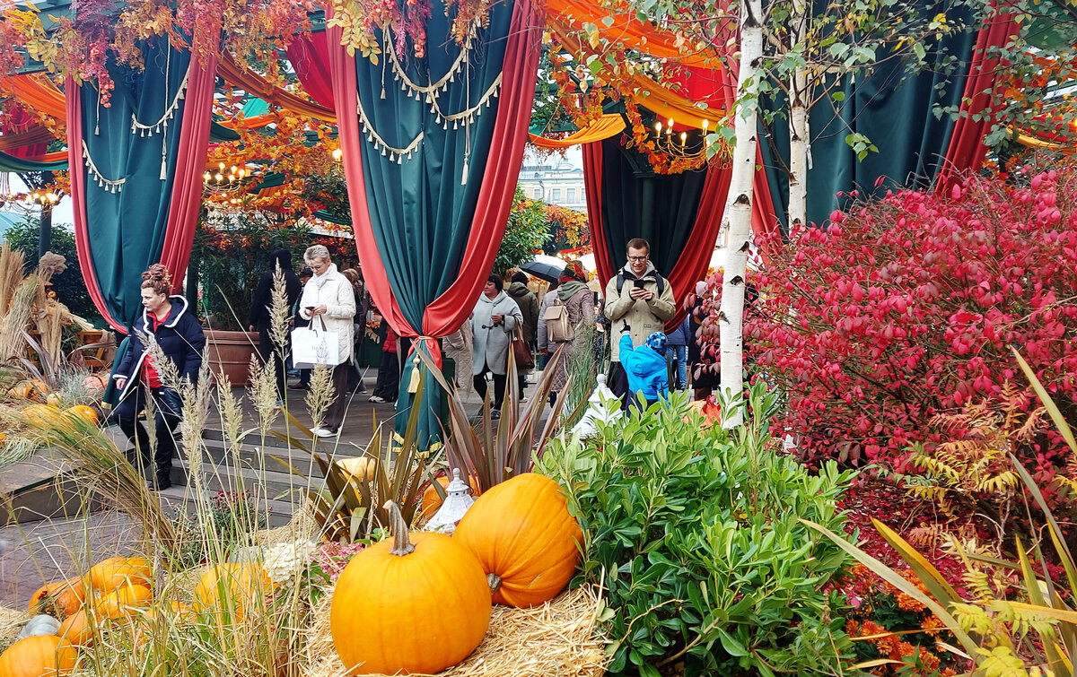 Осень на Манежной площади. - Владимир Безбородов