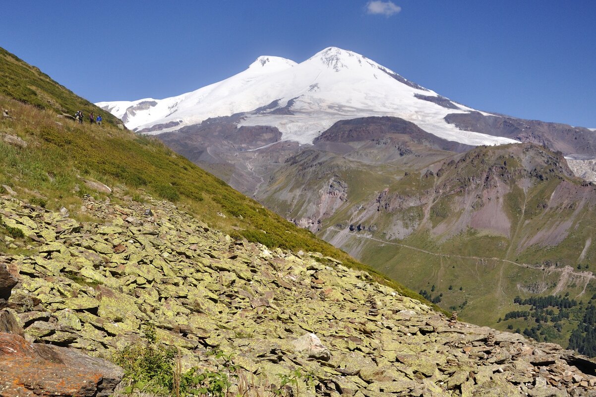 Любуемся Эльбрусом с Чегета - Марина Виноградова Любуемся Эльбрусом с Чегета - Марина Виноградова