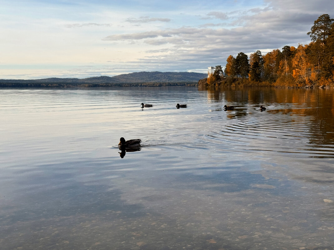 Осенний покой на озере. - Сергей Адигамов