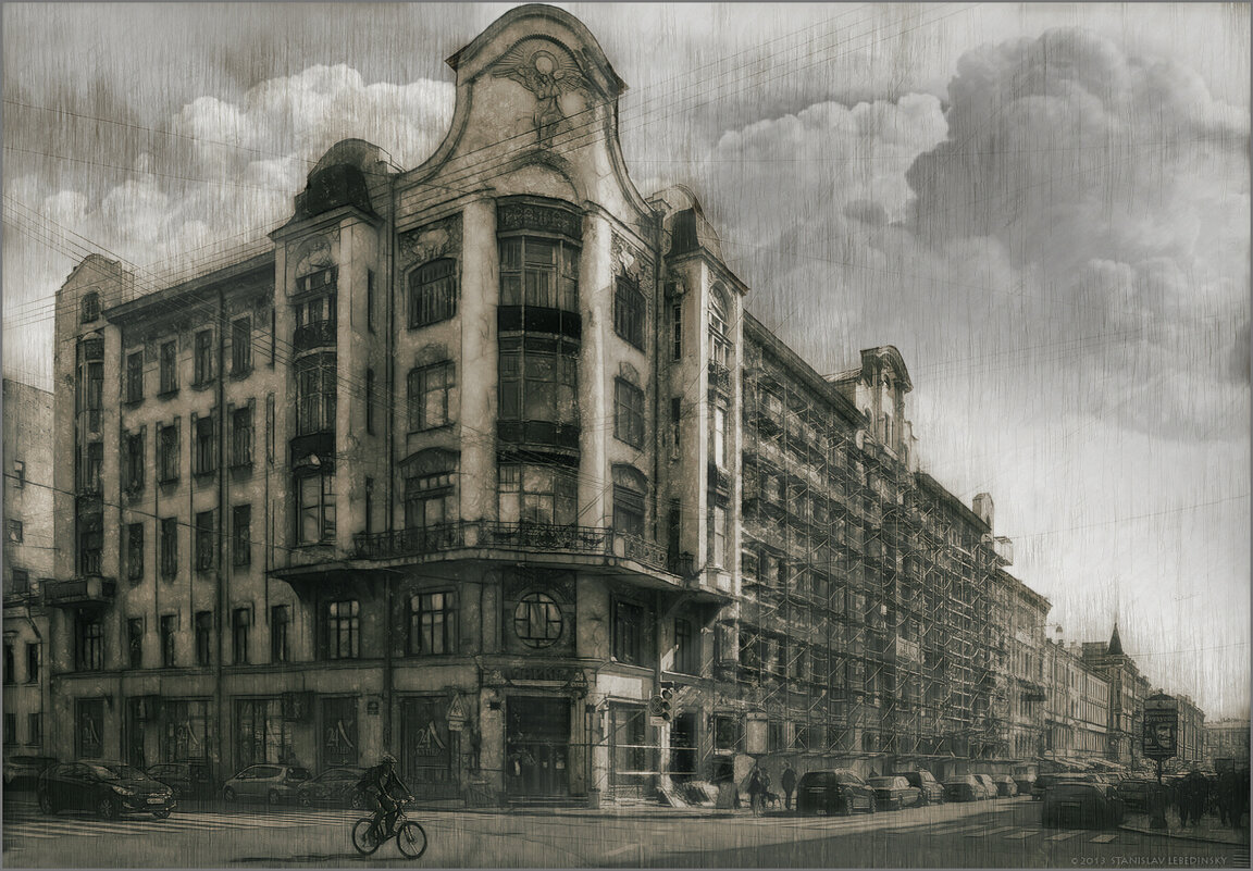 My magic Petersburg_00602 перекрёсток ул. Восстания и Жуковского - Станислав Лебединский