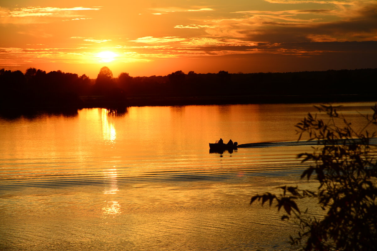 Вечер на реке. - Михаил Колосов 