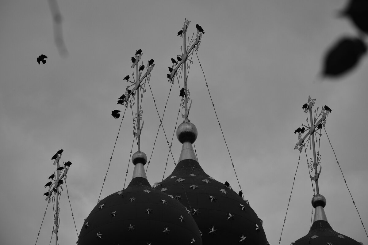 Птицы на крестах церкви - Мария Яковлева