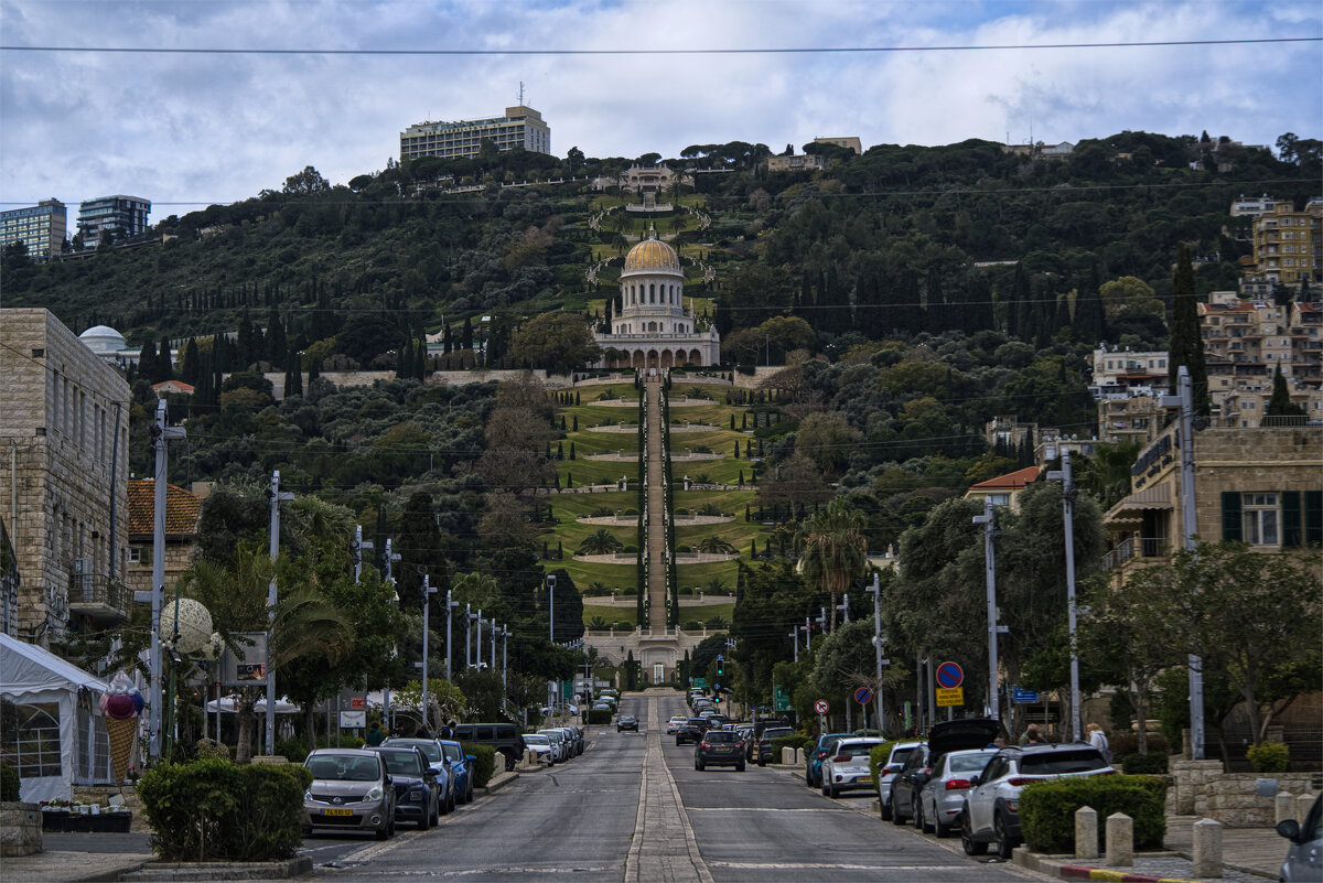 Хайфа Бахайские сады и усыпальница Баба. Цетр бахайской религии *север страны * Израиль 2025г - ujgcvbif 