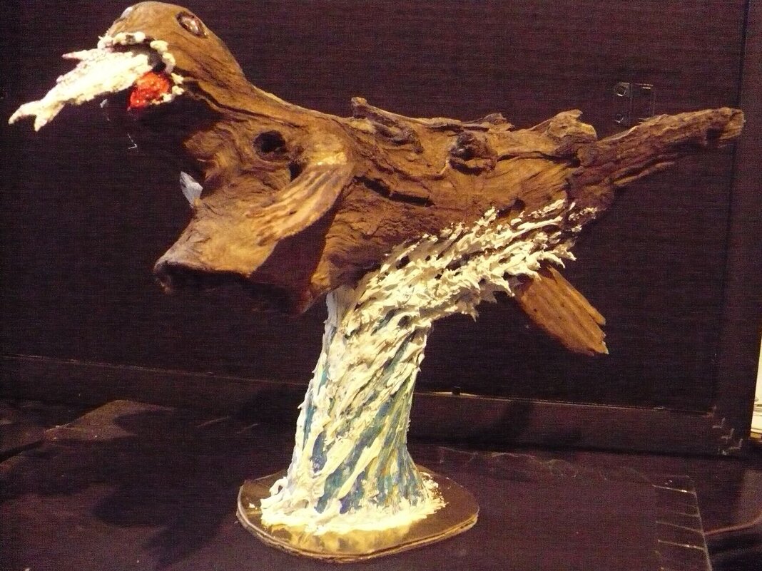 Морская охотница...(деревянная скульптура) - Валерий Кокорев