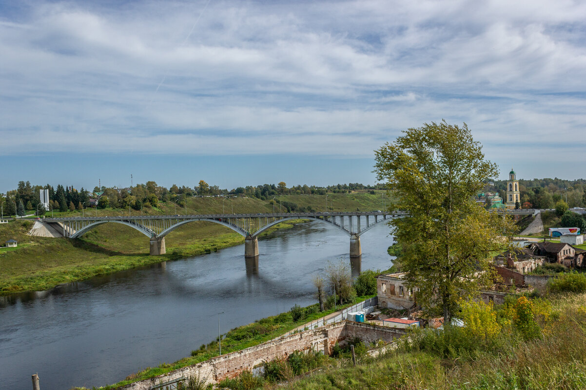 Старица. Арочный мост через Волгу. - Михаил "Skipper"