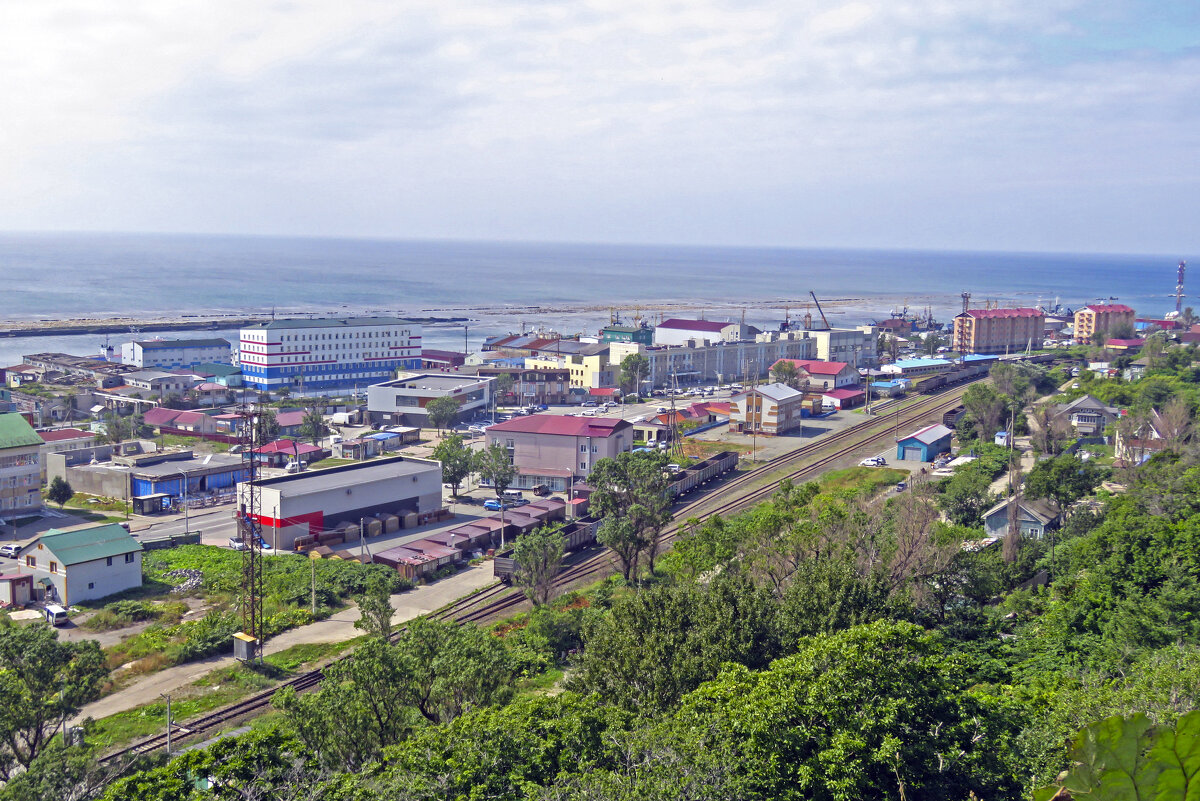 Невельск со смотровой площадки - ИРЭН@ .