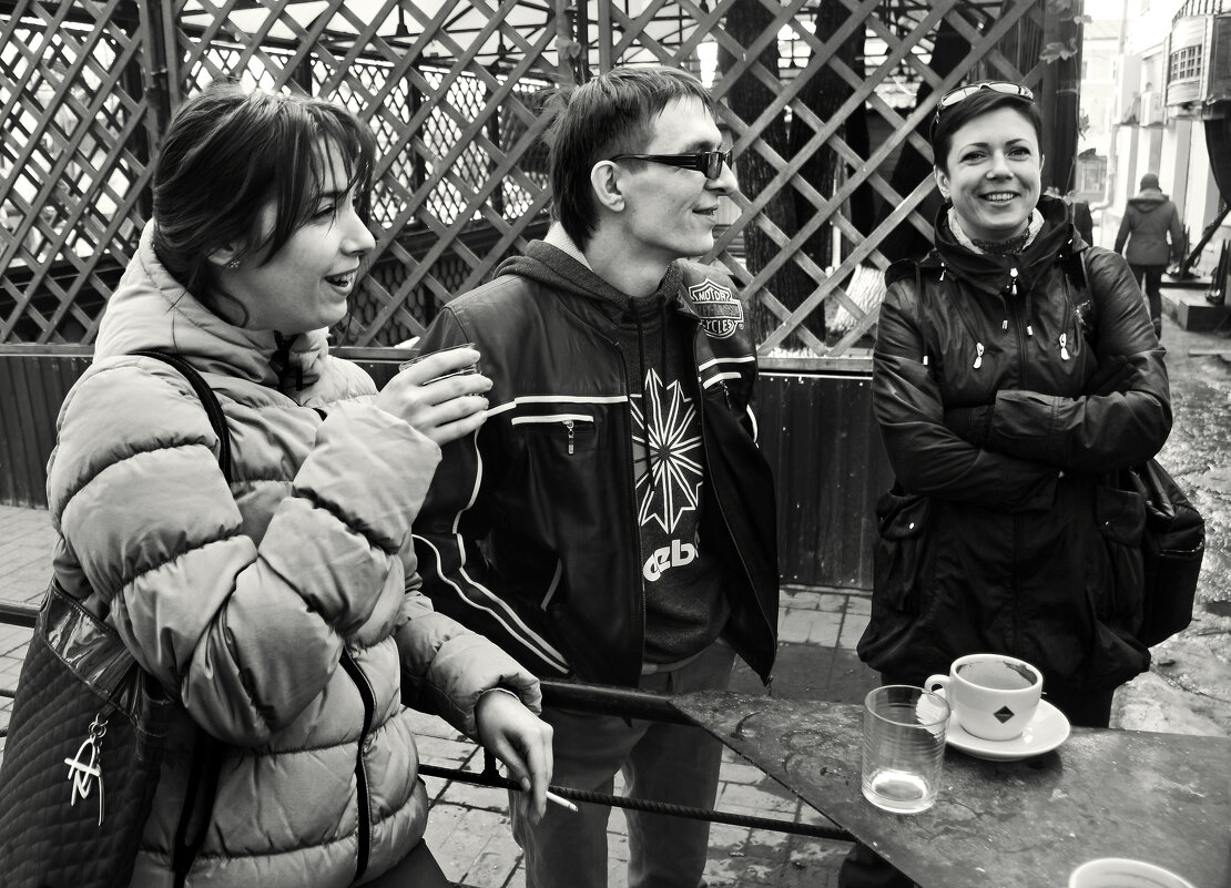 Осень в летней кофейне - СЮ 