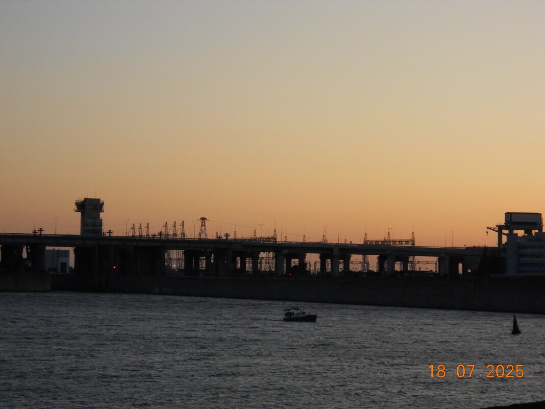 мост на фоне заката - fogmeadowww m