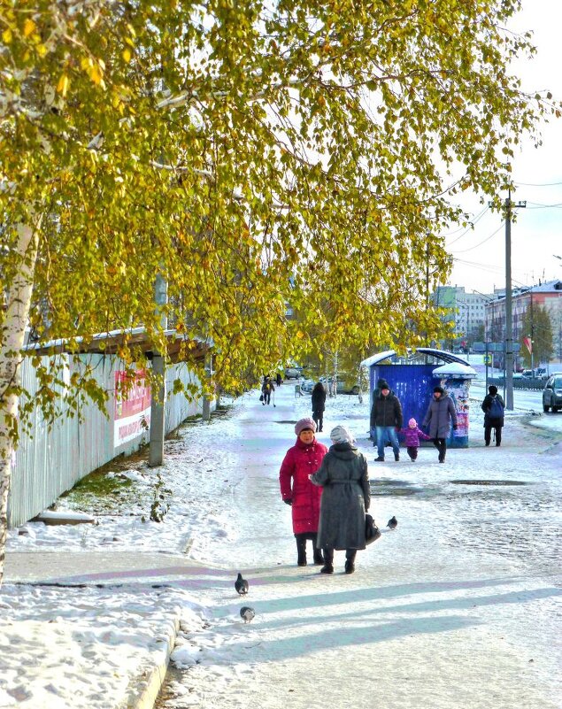 Октябрь...Первозимье в Нефтеюганске. - Владимир 