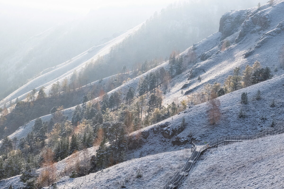 Осенний склон Торгашинского хребта - Марина Фомина.