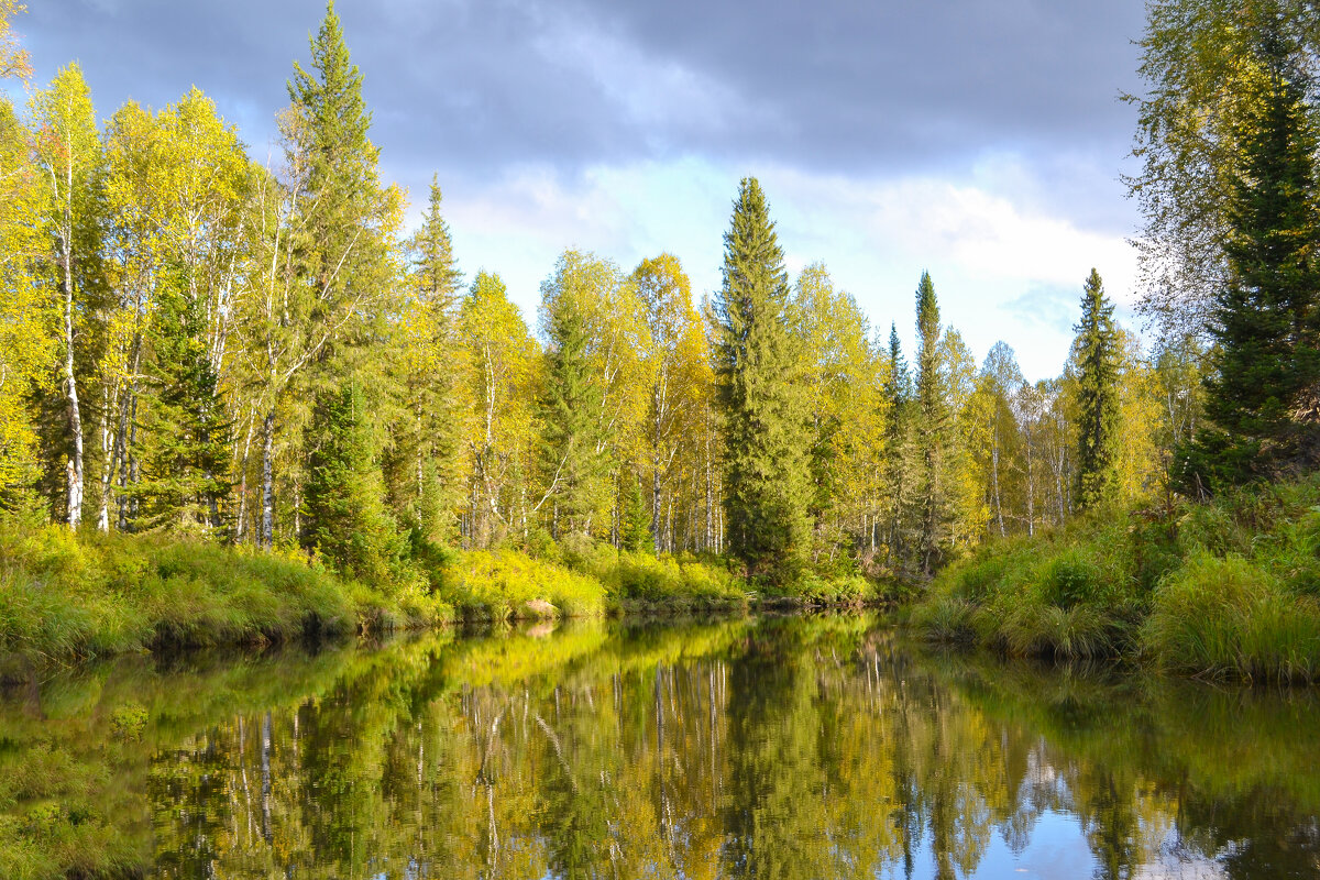 Осенний затон. - юрий Амосов