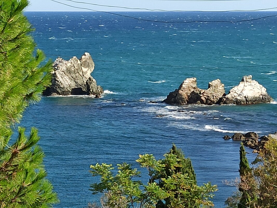 скалы "Верблюд" и "Три сестры", Крым - Галина скалы "Верблюд" и "Три сестры", Крым - Галина