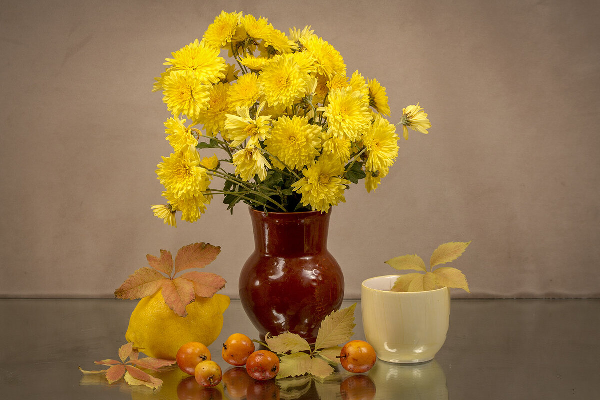 Хризантемы - Людмила Павловна Крышковец