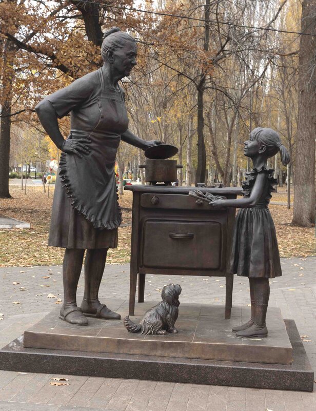 памятник газовой плите - Ирина Милонова