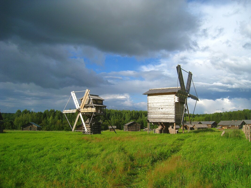 Мельницы в Семёнково, Вологодская область. - unix (Илья Утропов)
