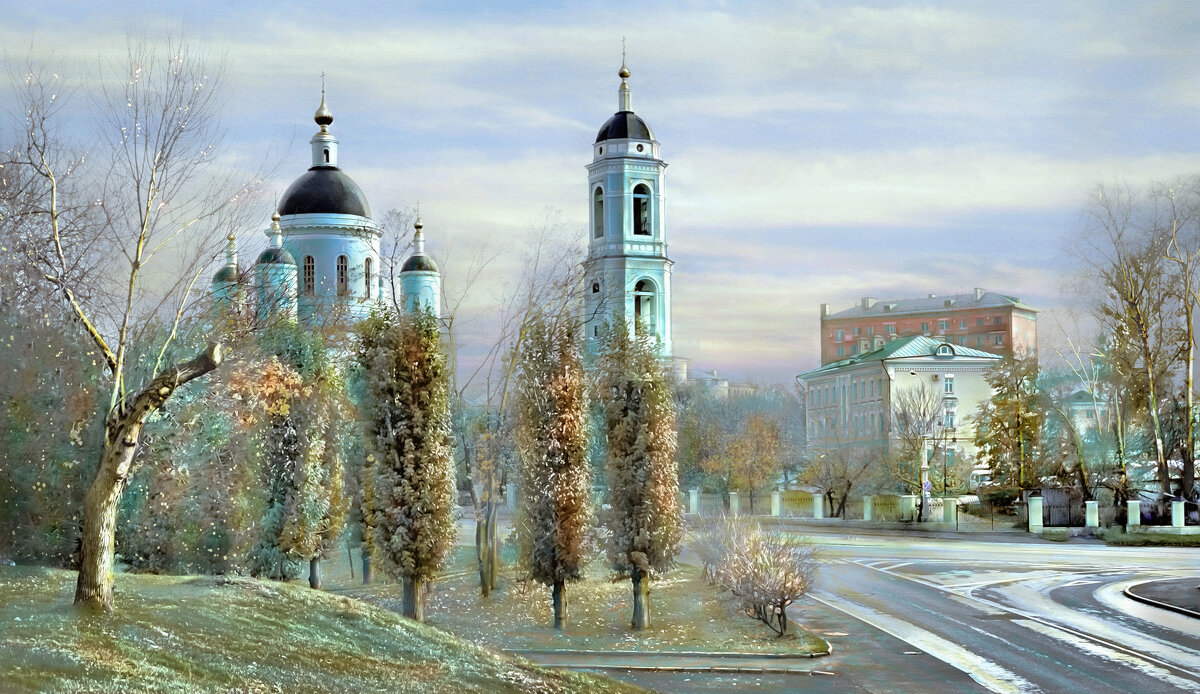 Москва. Церковь Сергия Радонежского в Рогожской слободе. - В и т а л и й .... Л а б з о'в Москва. Церковь Сергия Радонежского в Рогожской слободе. - В и т а л и й .... Л а б з о'в