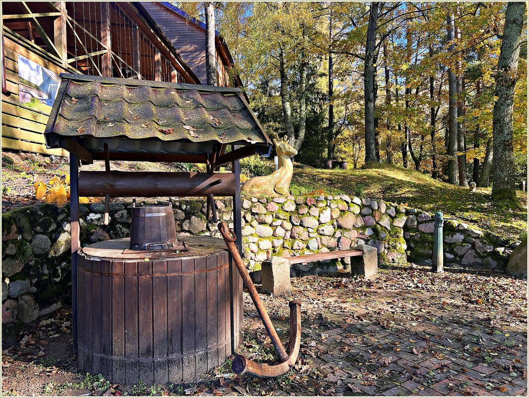 Колодец на турбазе. - Валерия Комова