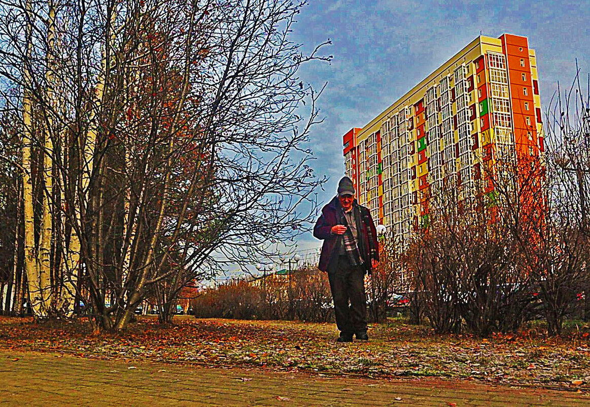 Октябрь...В сквере после снега! - Владимир 