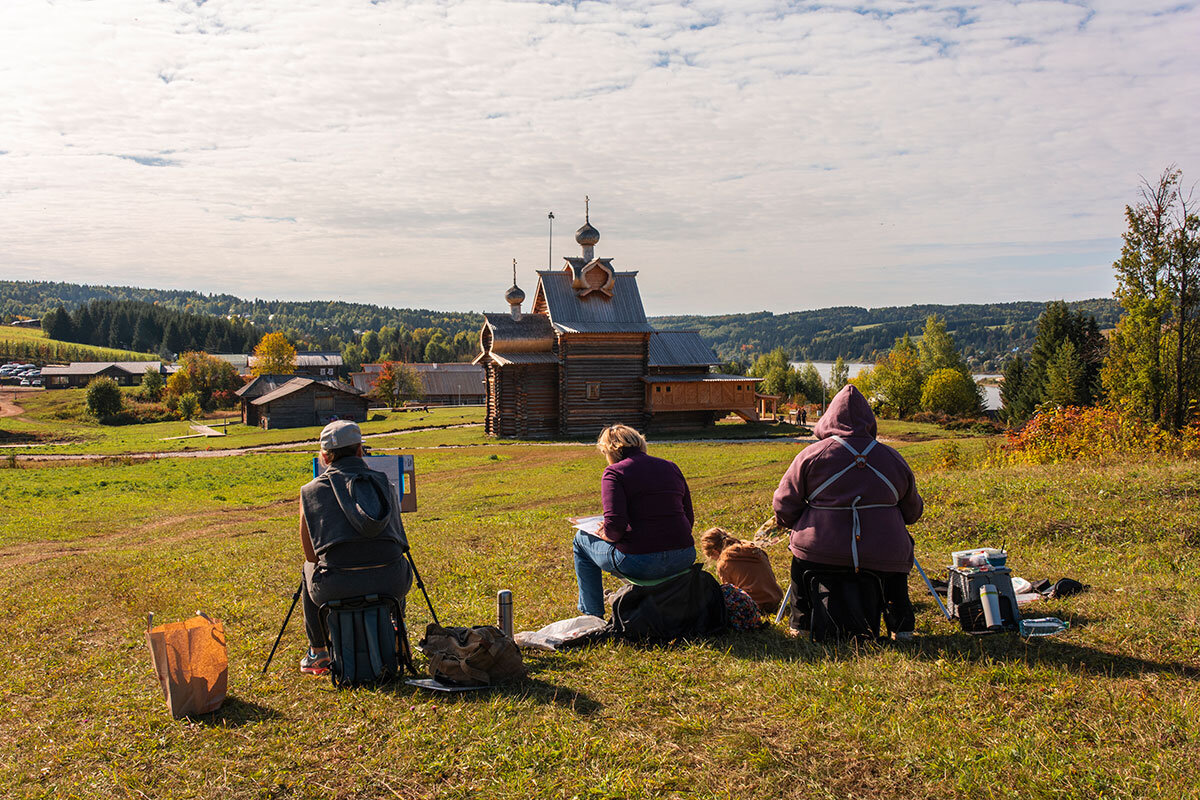 Осенний пленэр - Дмитрий Печенкин