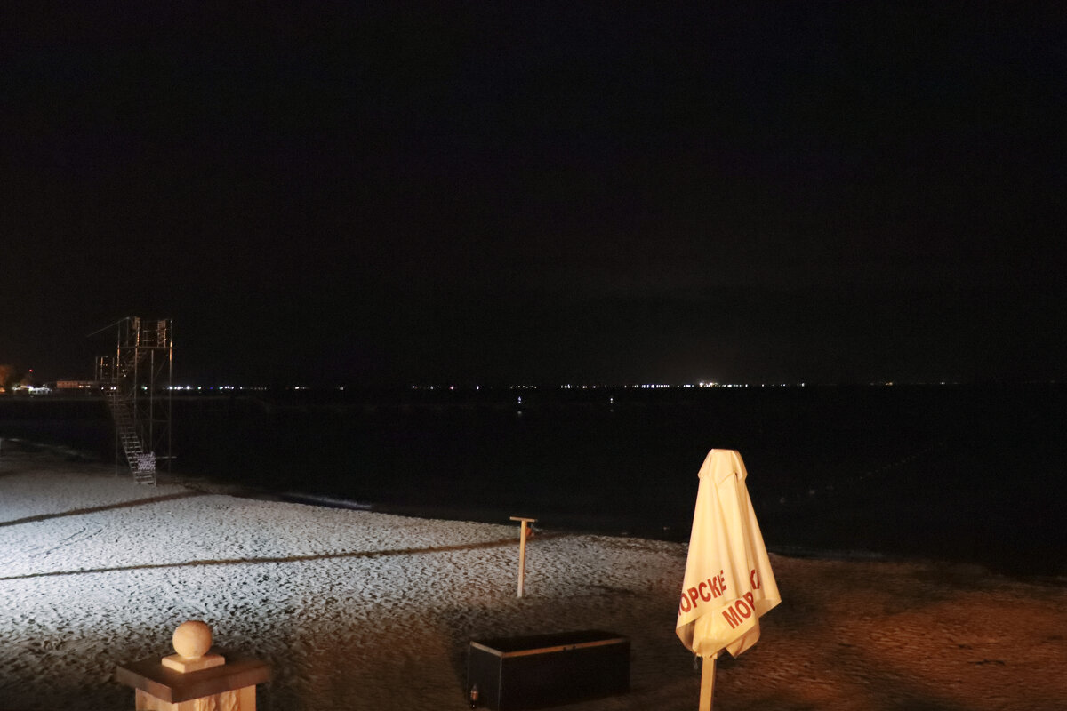 Ночной берег моря. - Александр Николаев