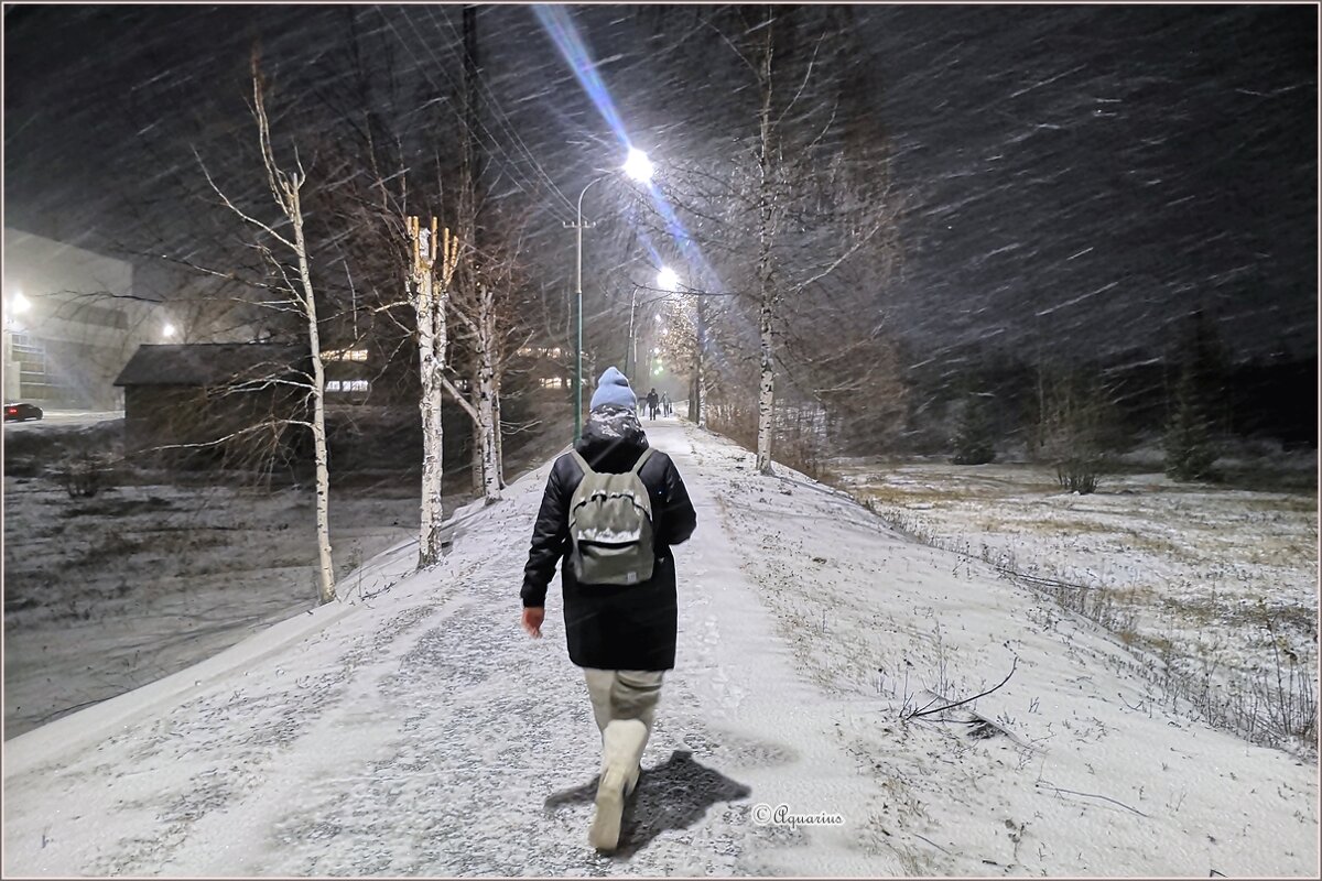 Про ноябрь, утро и первый снег. - Aquarius - Сергей Про ноябрь, утро и первый снег. - Aquarius - Сергей