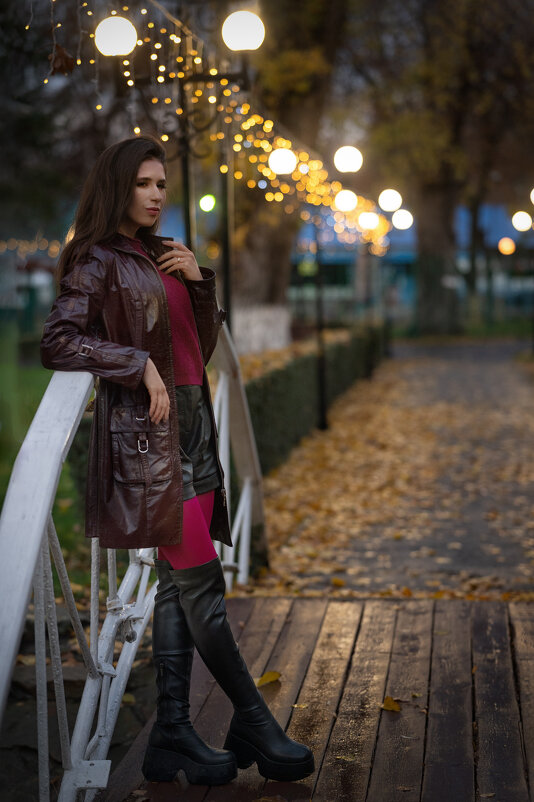 Мария в элегантном, осеннем образе - Viktoria Anufrieva