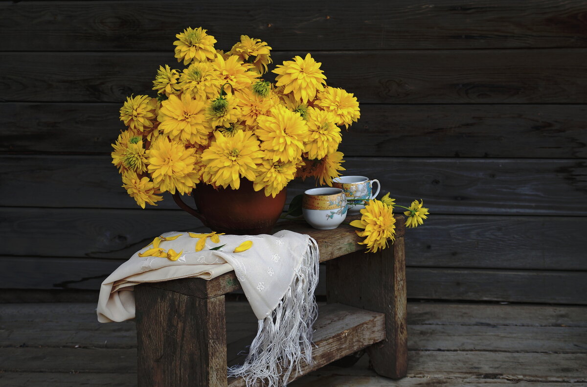 Осеннее  настроение - Нэлли Обертынская