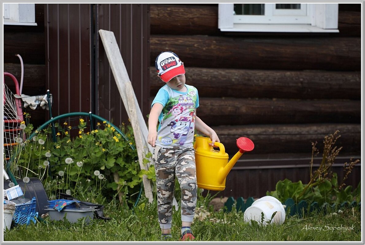 Растет помощник. - Алексей Сопельняк