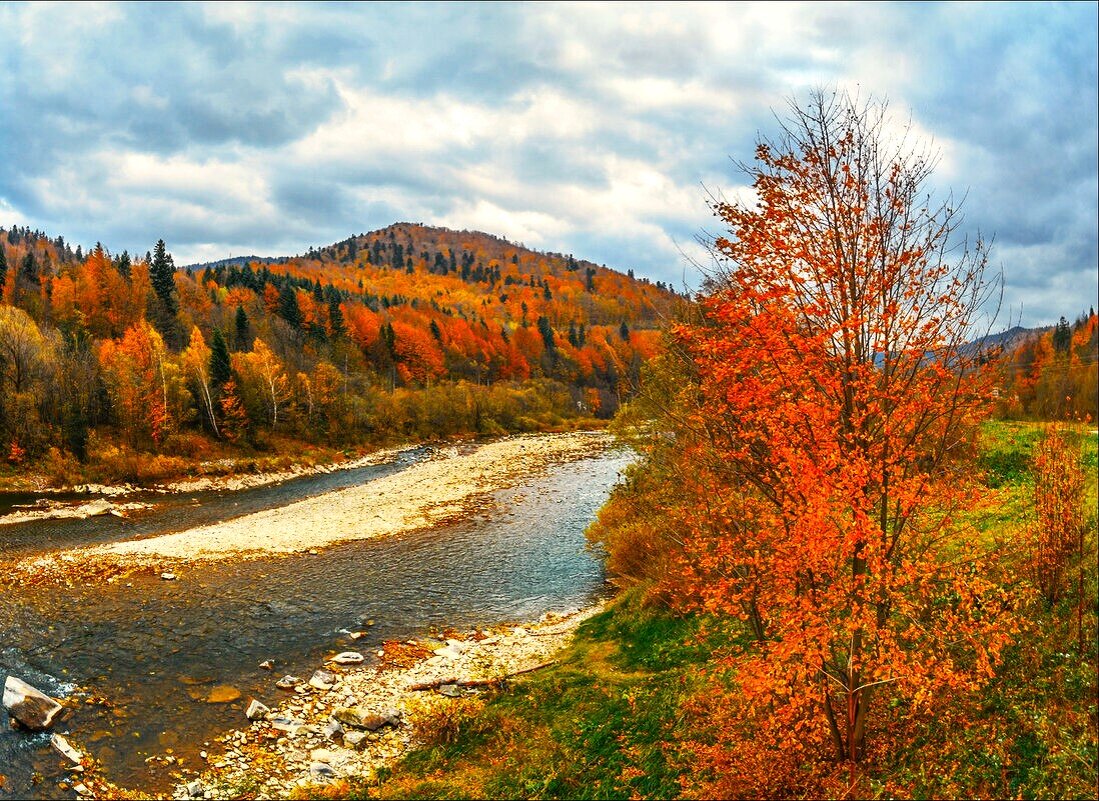 Осень на реке урала - Aida10 