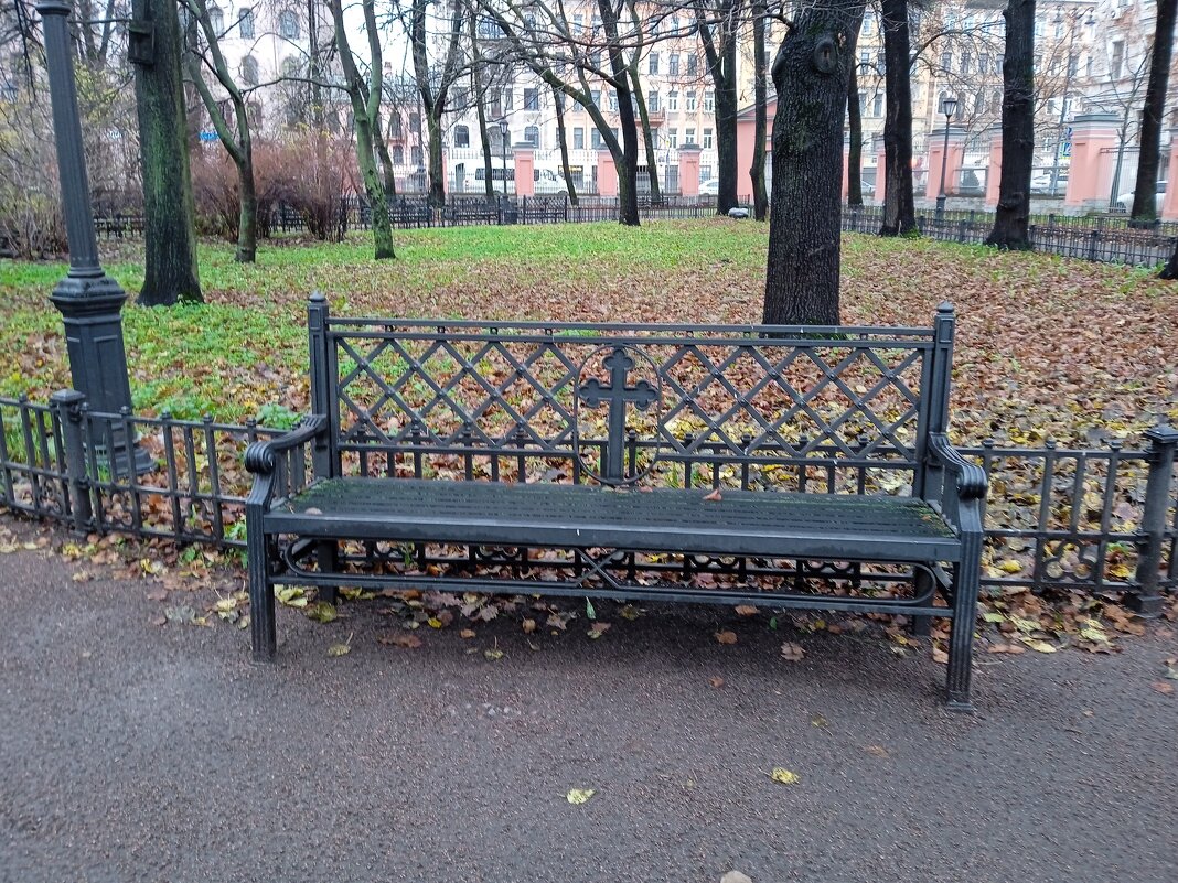 Церковная скамейка. - Светлана Калмыкова Калмыкова