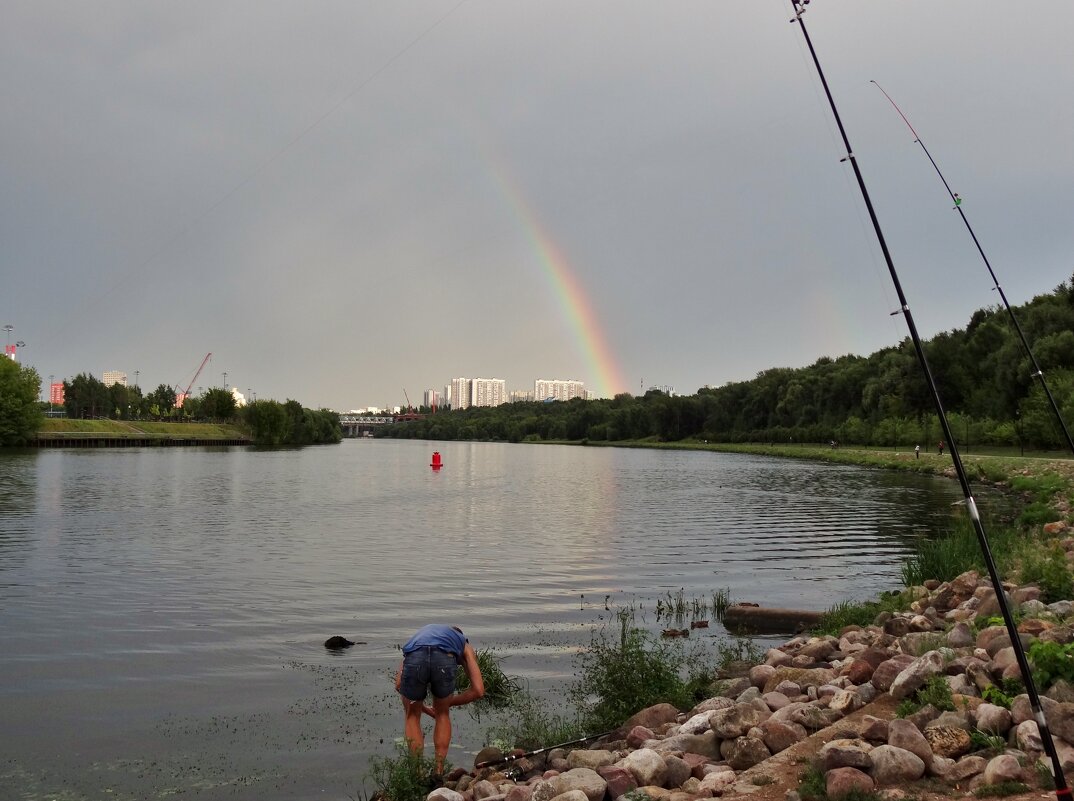вот и радуга появилась - Валентина. .