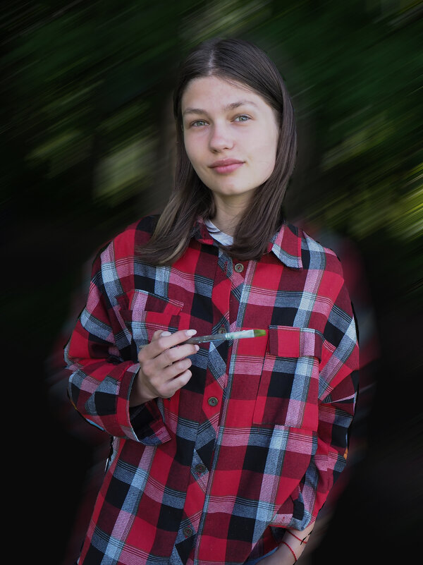 Портрет на пленэре - Евгений 