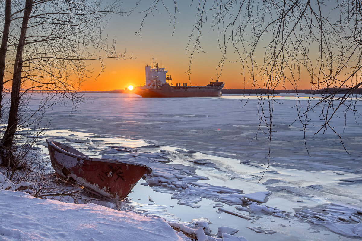 Рассвет на Северной Двине. - Андрей Дурапов